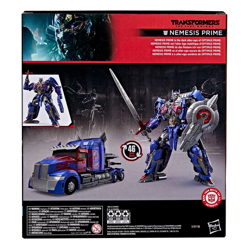 Transformers: The Last Knight Studio Series Leader Class Action Figure Nemesis Prime 22 cm