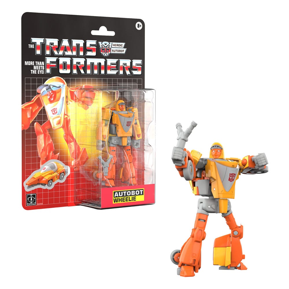 The Transformers Retro G1 Action Figure Autobot Wheelie 11 cm