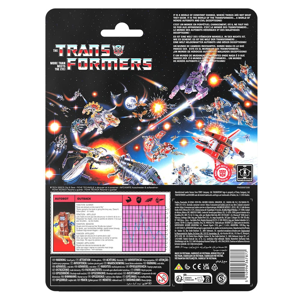 The Transformers Retro G1 Action Figure Autobot Outback 13 cm