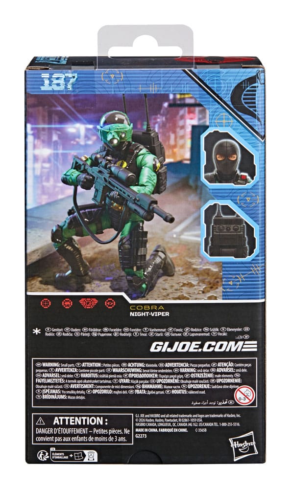 G.I. Joe Classified Series Action Figure Night-Viper 15 cm