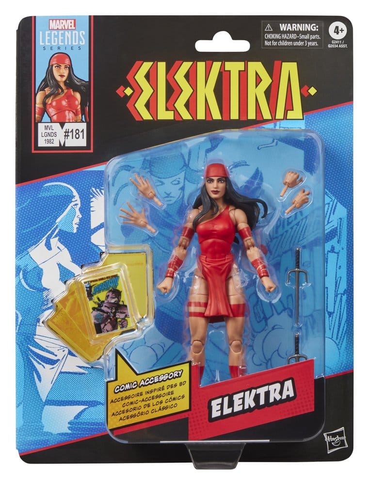 Elektra Marvel Legends Action Figure Elektra 15 cm