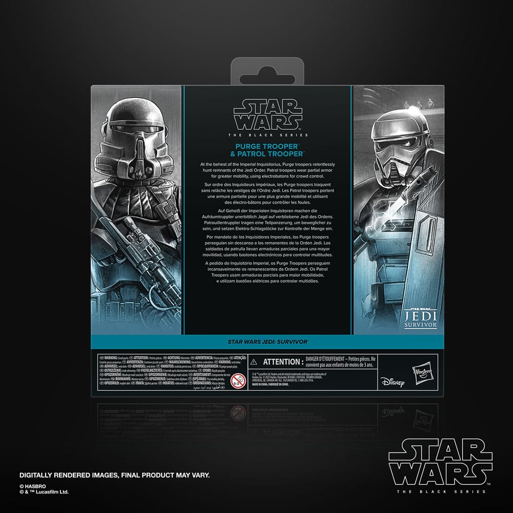 Star Wars Jedi: Survivor Black Series Action Figure 2-Pack Purge Trooper & Patrol Trooper 15 cm