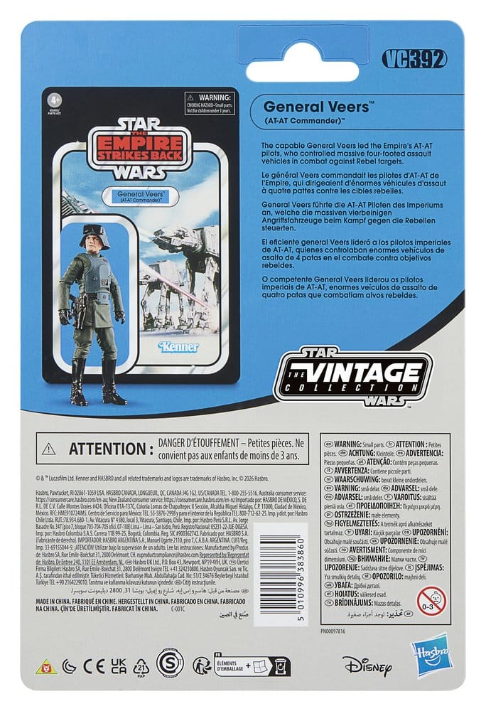 Star Wars Episode V Vintage Collection Action Figure General Veers (AT-AT Commander) 10 cm