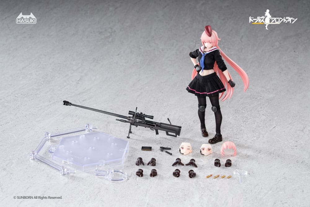 Girls´ Frontline Pocket Art Action Action Figure 1/12 PA011 NTW-20 16 cm