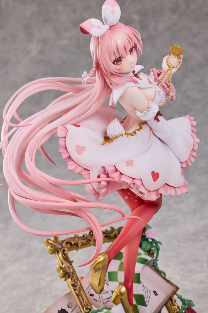 Original Character PVC Statue 1/7 White Rabbit Rosu Wonderland Ver. Illustrated by Rosuuri 29 cm