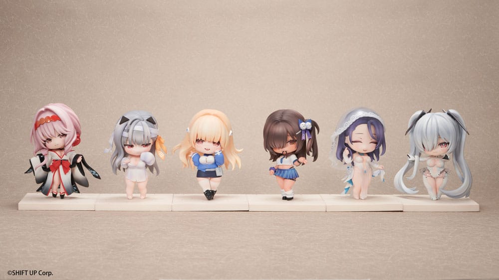 Goddess of Victory: Nikke SAC Series Mini Figures 6-Pack Chibi Vol. 3 10 cm