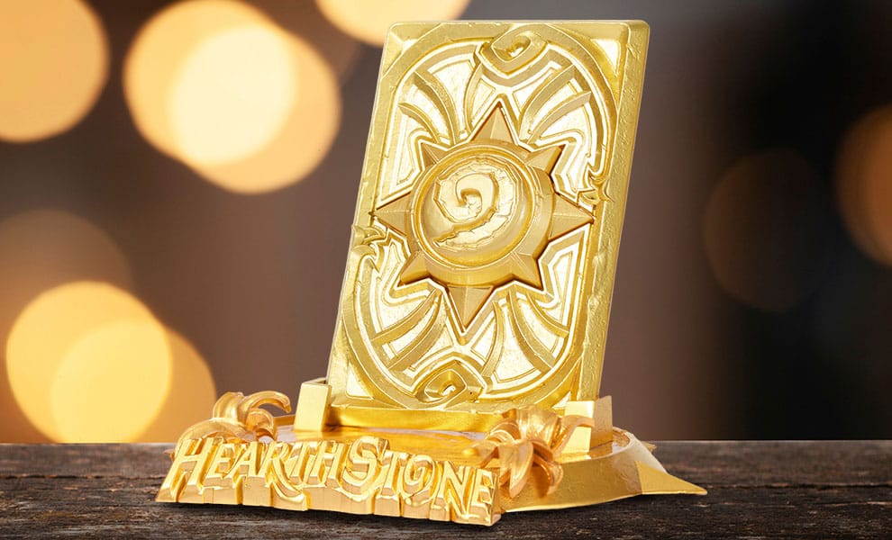 Hearthstone Replica Golden Celebration Card Back 10 cm