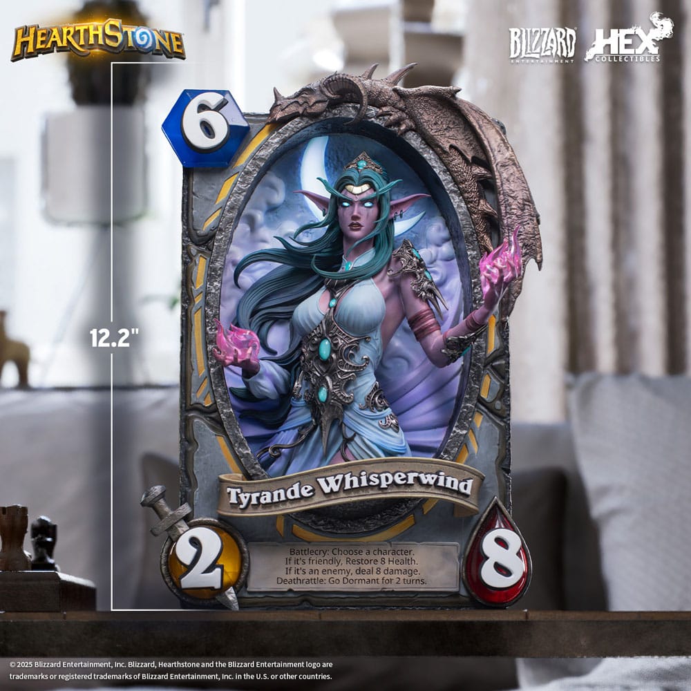Hearthstone 3D Art Frame Statue Tyrande Whisperwind 31 cm