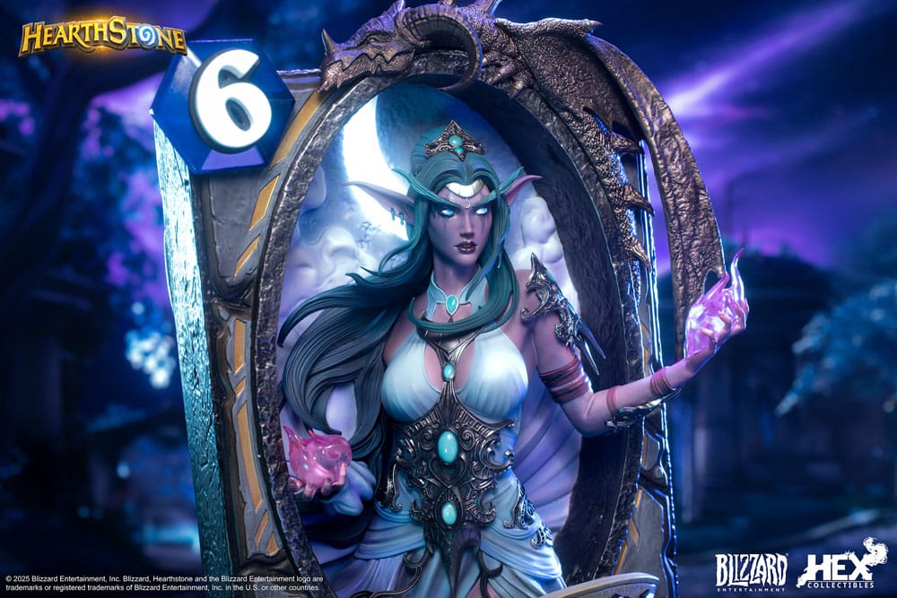 Hearthstone 3D Art Frame Statue Tyrande Whisperwind 31 cm