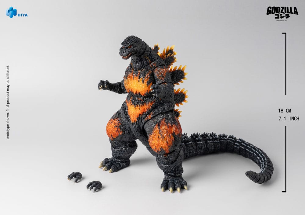 Godzilla vs. Destoroyah (1995) Exquisite Basic Action Figure Burning Godzilla 18 cm