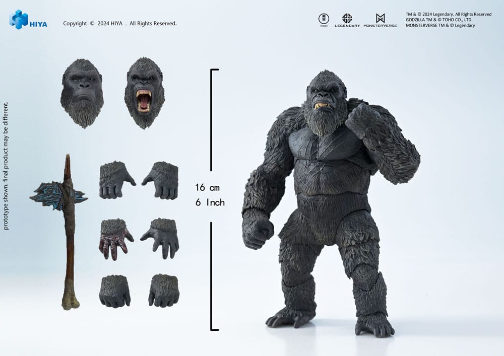 Godzilla vs. Kong: The New Empire Exquisite Basic Action Figure Kong 16cm