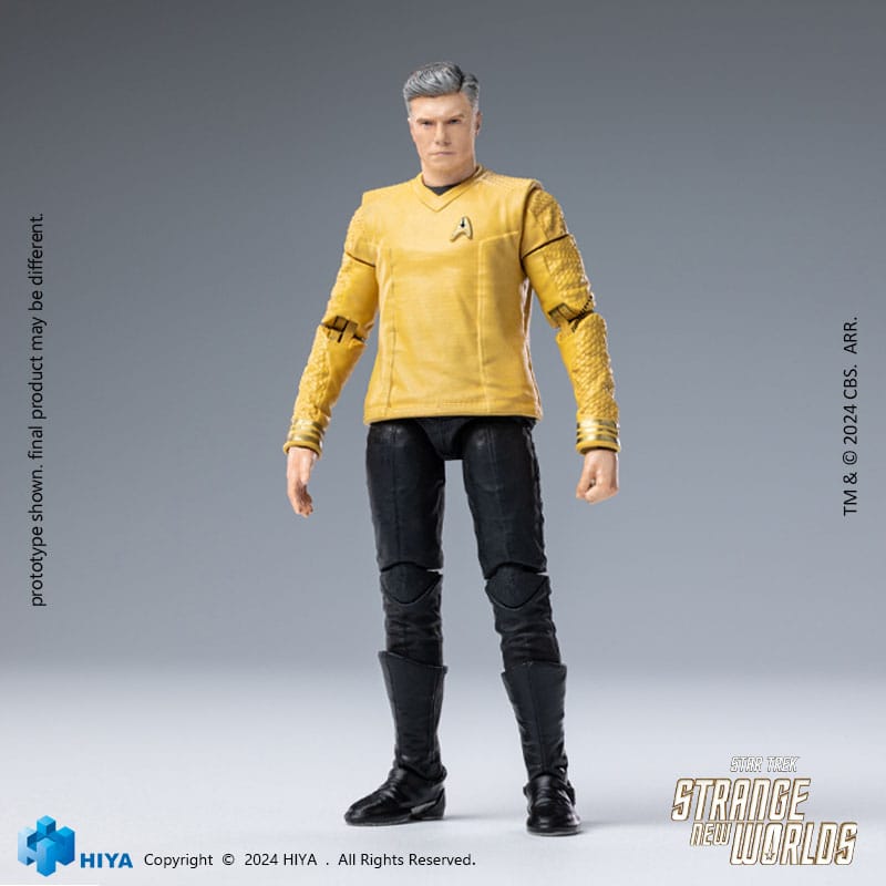Star Trek Strange New Worlds Exquisite Mini Series Actionfigure 1/18 Pike 11 cm