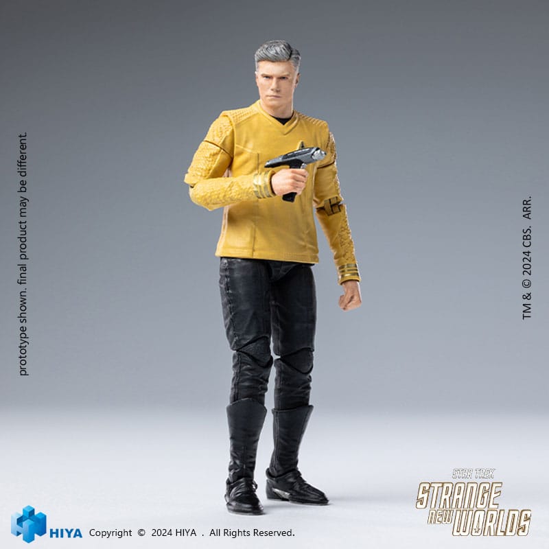 Star Trek Strange New Worlds Exquisite Mini Series Actionfigure 1/18 Pike 11 cm