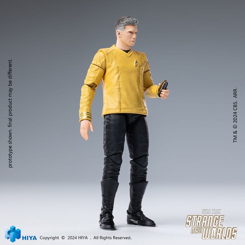 Star Trek Strange New Worlds Exquisite Mini Series Actionfigure 1/18 Pike 11 cm