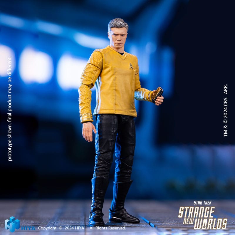 Star Trek Strange New Worlds Exquisite Mini Series Actionfigure 1/18 Pike 11 cm