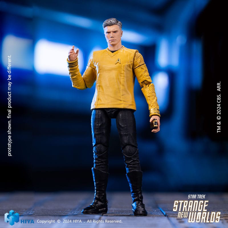 Star Trek Strange New Worlds Exquisite Mini Series Actionfigure 1/18 Pike 11 cm