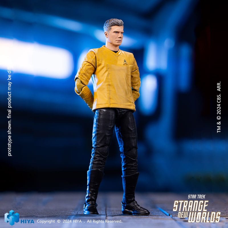 Star Trek Strange New Worlds Exquisite Mini Series Actionfigure 1/18 Pike 11 cm