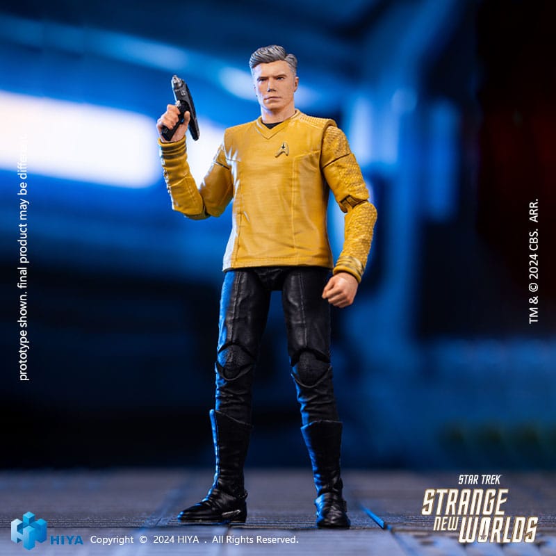 Star Trek Strange New Worlds Exquisite Mini Series Actionfigure 1/18 Pike 11 cm