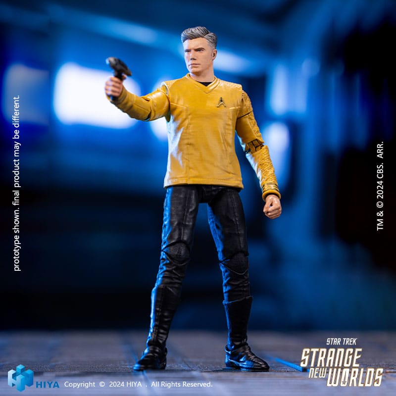 Star Trek Strange New Worlds Exquisite Mini Series Actionfigure 1/18 Pike 11 cm