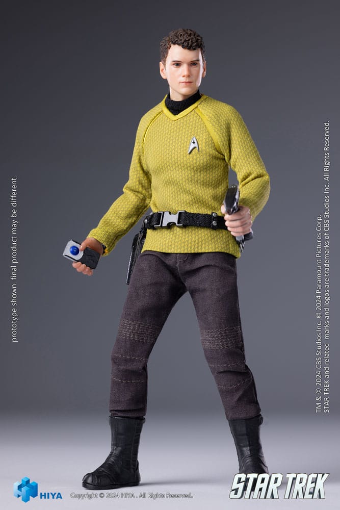 Star Trek 2009 Exquisite Super Series Actionfigure 1/12 Chekov 16 cm