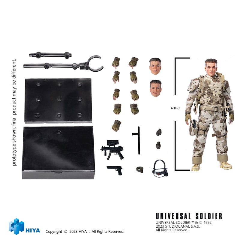 Actionfigure Universal Soldier Exquisite Super Series 1/12 Luc Deveraux 16 cm