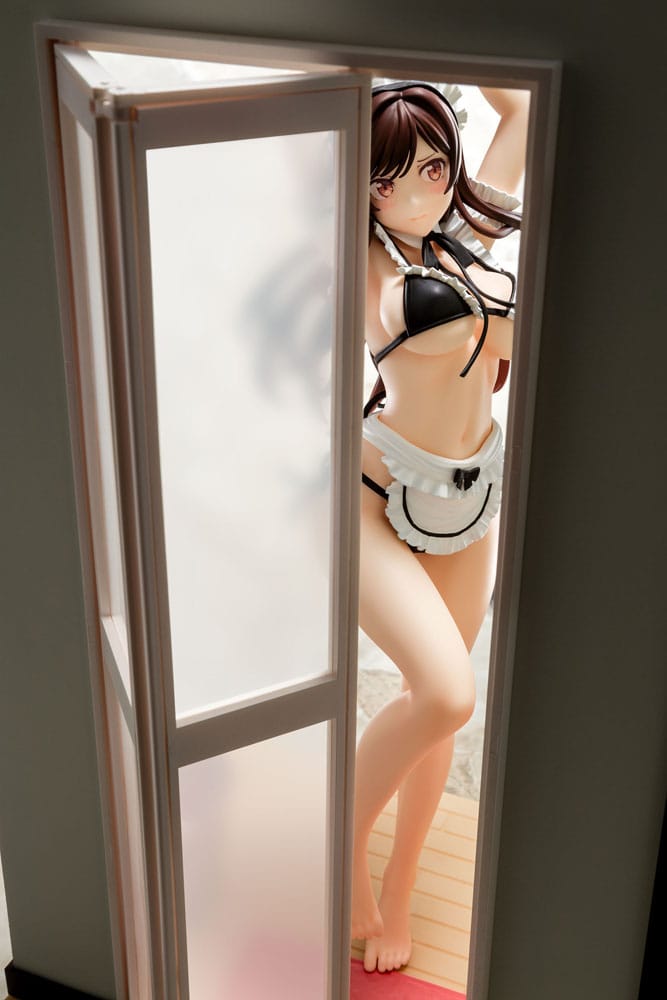 Rent-A-Girlfriend PVC Statue 1/6 Chizuru Mizuhara Maid Bikini ni Okigae 30 cm
