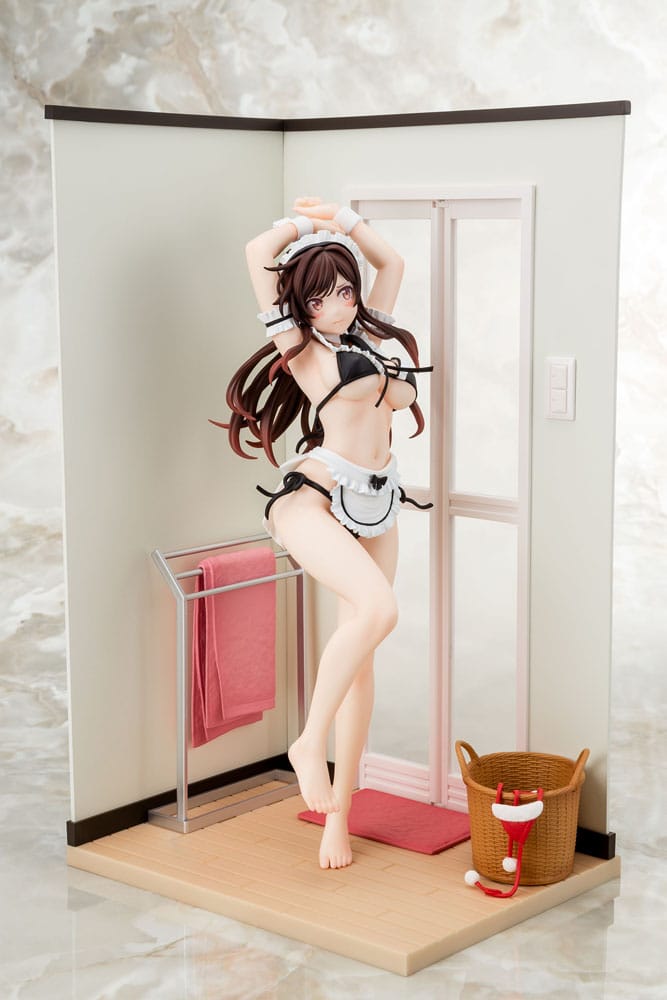Rent-A-Girlfriend PVC Statue 1/6 Chizuru Mizuhara Maid Bikini ni Okigae 30 cm