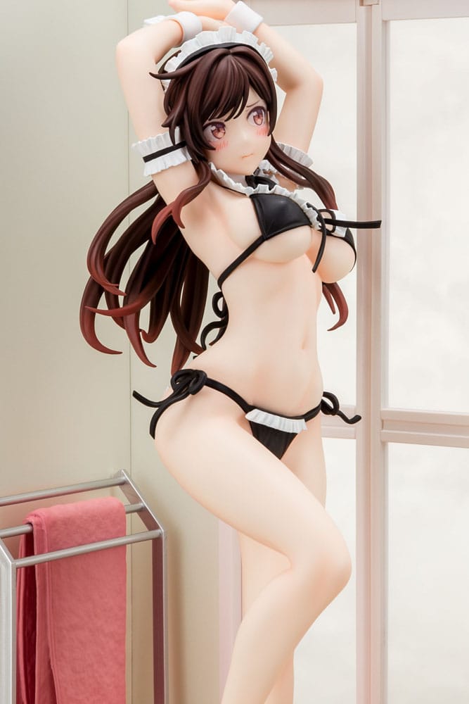 Rent-A-Girlfriend PVC Statue 1/6 Chizuru Mizuhara Maid Bikini ni Okigae 30 cm