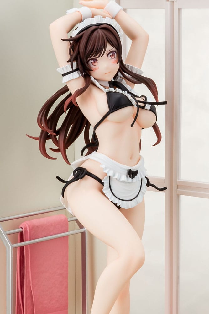 Rent-A-Girlfriend PVC Statue 1/6 Chizuru Mizuhara Maid Bikini ni Okigae 30 cm
