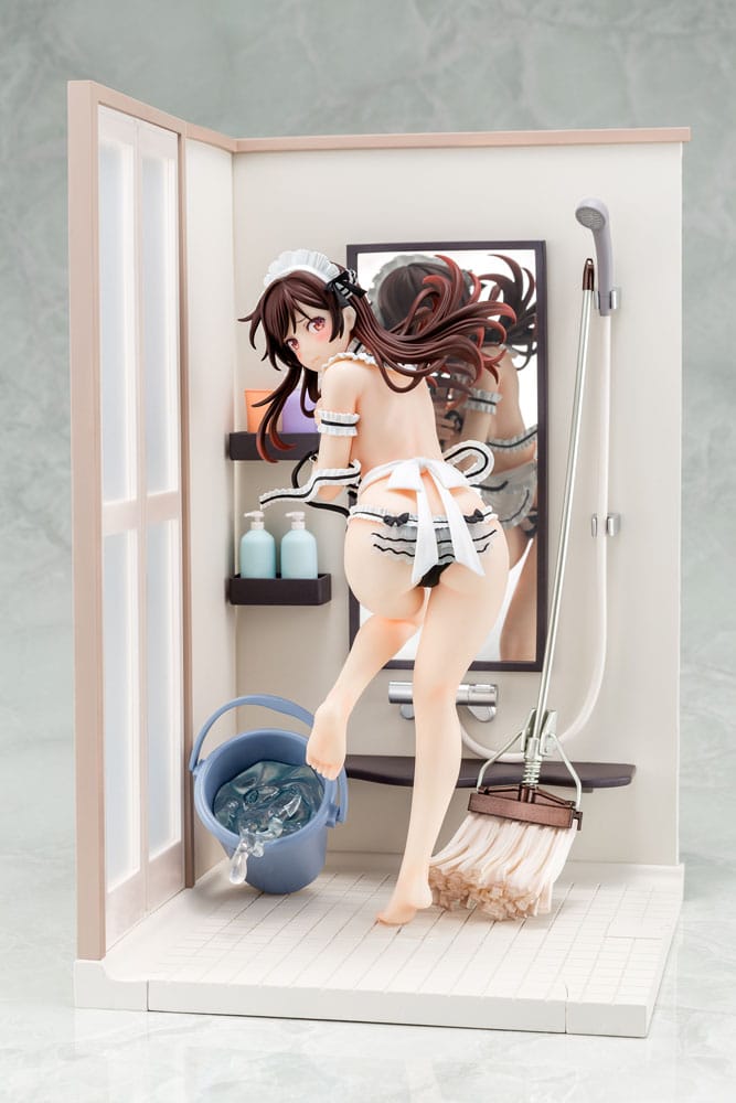 Rent-A-Girlfriend PVC Statue 1/6 Chizuru Mizuhara Maid Cleanup Bikini 24 cm