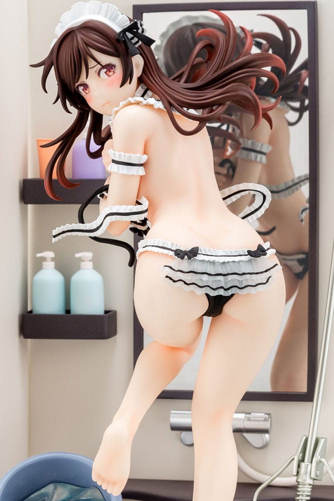 Rent-A-Girlfriend PVC Statue 1/6 Chizuru Mizuhara Maid Cleanup Bikini 24 cm