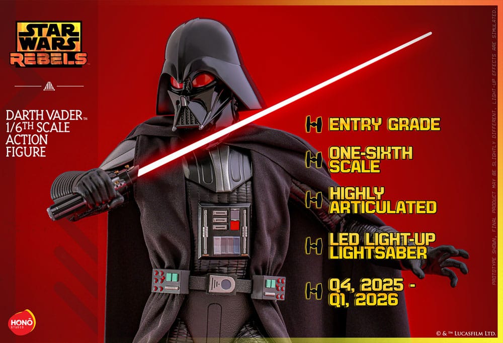 Star Wars: Rebels Action Figure 1/6 Darth Vader 34 cm