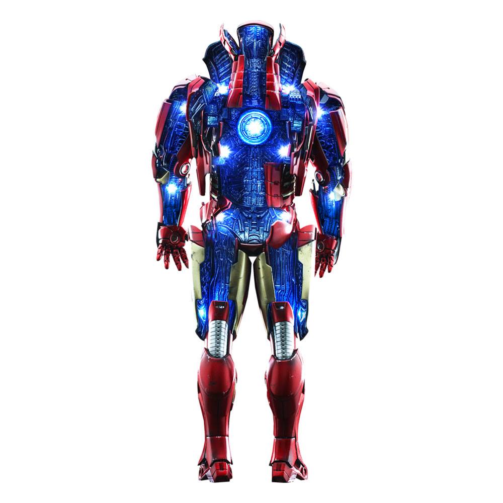 Diorama Iron Man 3 1/6 Iron Man Mark VII (versione armatura aperta) 32 cm
