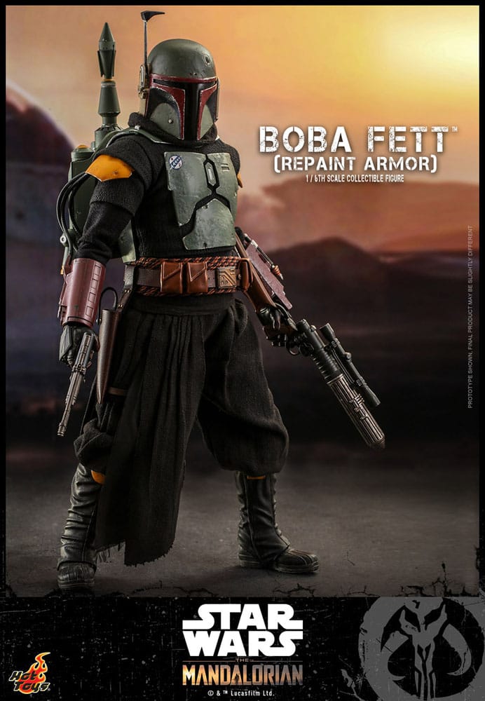 Star Wars: The Mandalorian Action Figure 1/6 Boba Fett Repaint Armor Edizione Speciale 30 cm