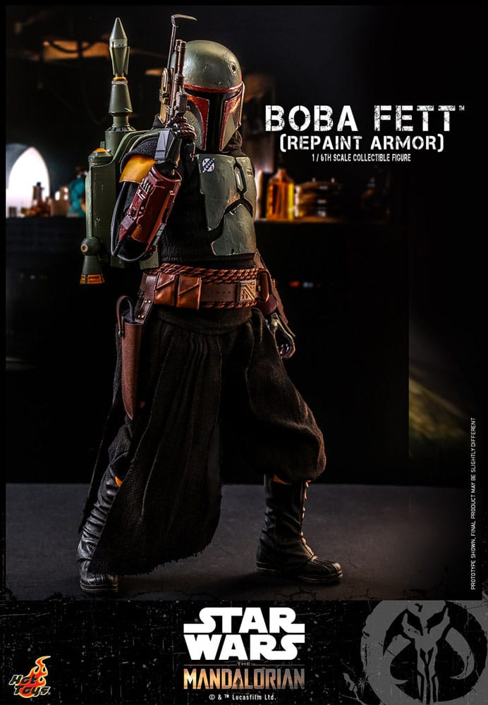 Star Wars: The Mandalorian Action Figure 1/6 Boba Fett Repaint Armor Edizione Speciale 30 cm