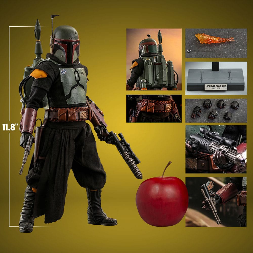 Star Wars: The Mandalorian Action Figure 1/6 Boba Fett Repaint Armor Edizione Speciale 30 cm