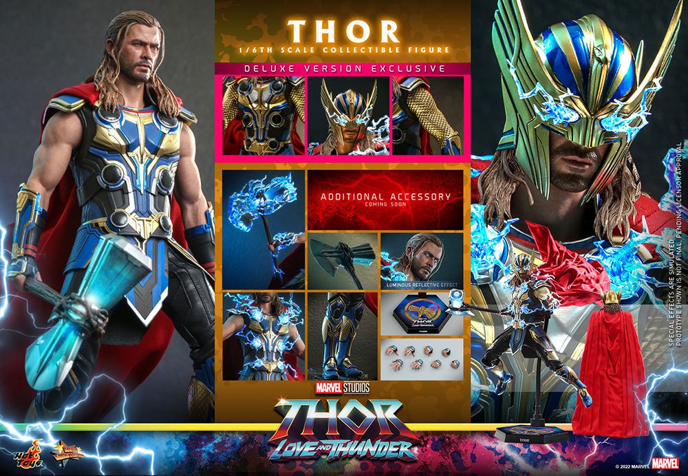 Thor: Love and Thunder Masterpiece Action Figure 1/6 Thor (Versione Deluxe) 32 cm