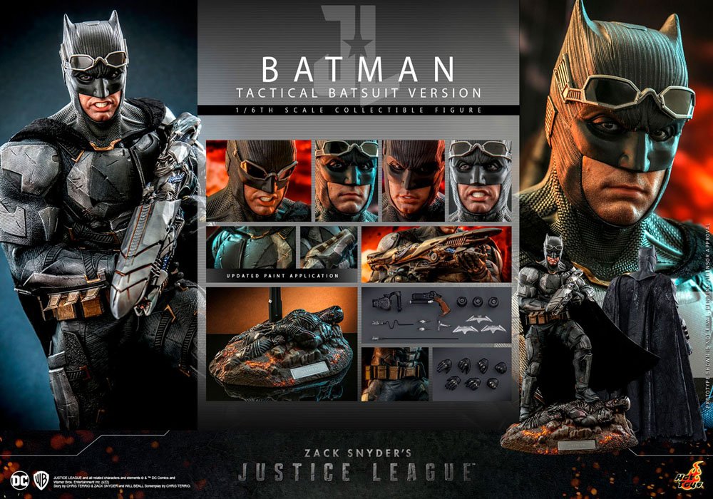 Zack Snyder`s Justice League Action Figure 1/6 Batman (Tactical Batsuit Version) 33 cm