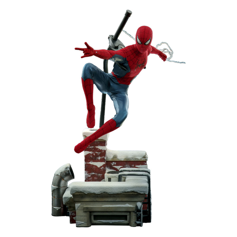 Spider-Man: No Way Home Movie Masterpiece Action Figure 1/6 Spider-Man (nuovo costume rosso e blu) (versione deluxe) 28 cm