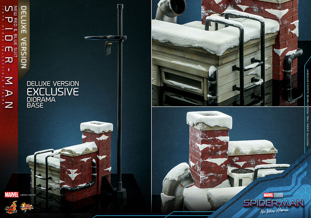 Spider-Man: No Way Home Movie Masterpiece Action Figure 1/6 Spider-Man (nuovo costume rosso e blu) (versione deluxe) 28 cm