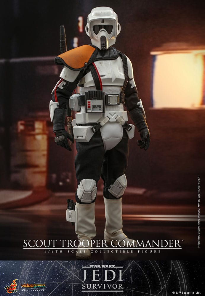 Star Wars: Jedi Survivor Videogioco Capolavoro Action Figure 1/6 Scout Trooper Commander 30 cm