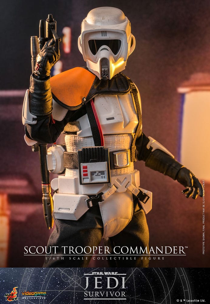 Star Wars: Jedi Survivor Videogioco Capolavoro Action Figure 1/6 Scout Trooper Commander 30 cm
