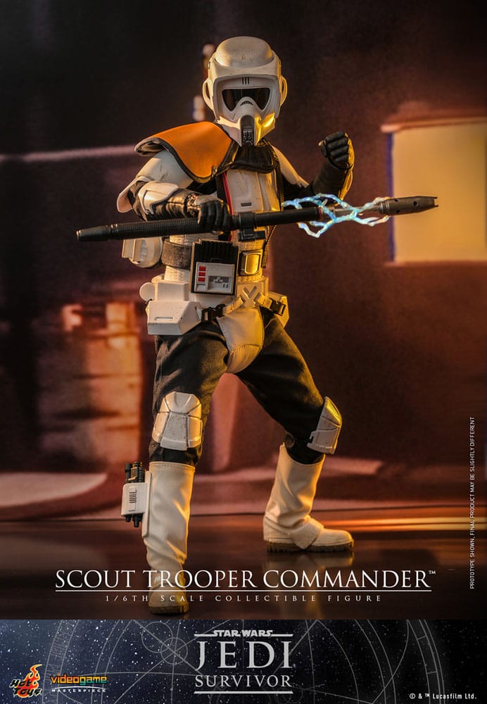 Star Wars: Jedi Survivor Videogioco Capolavoro Action Figure 1/6 Scout Trooper Commander 30 cm