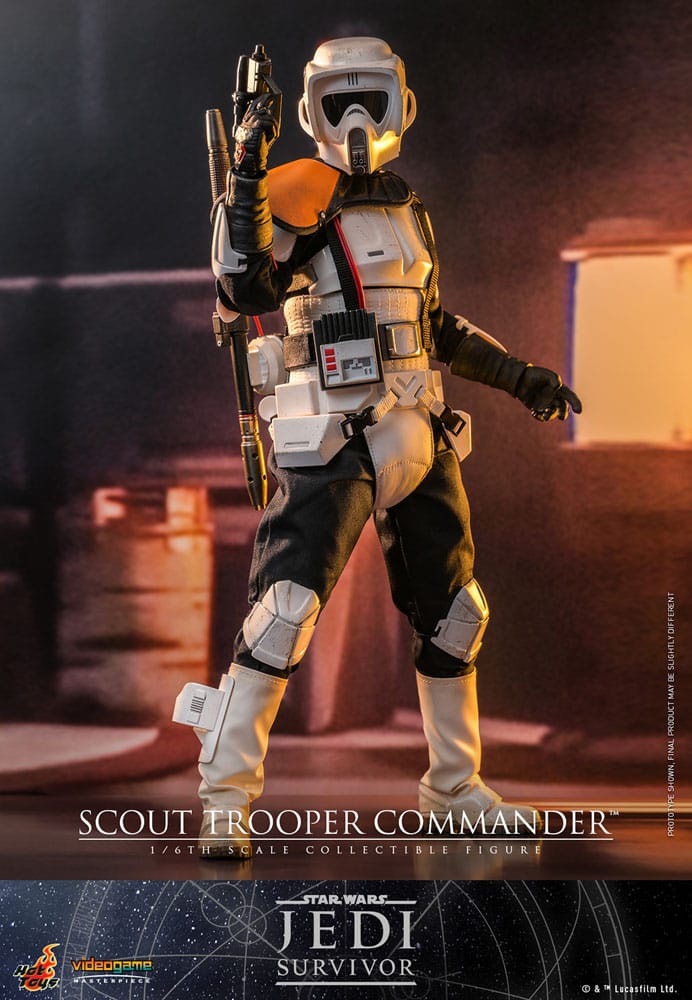 Star Wars: Jedi Survivor Videogioco Capolavoro Action Figure 1/6 Scout Trooper Commander 30 cm