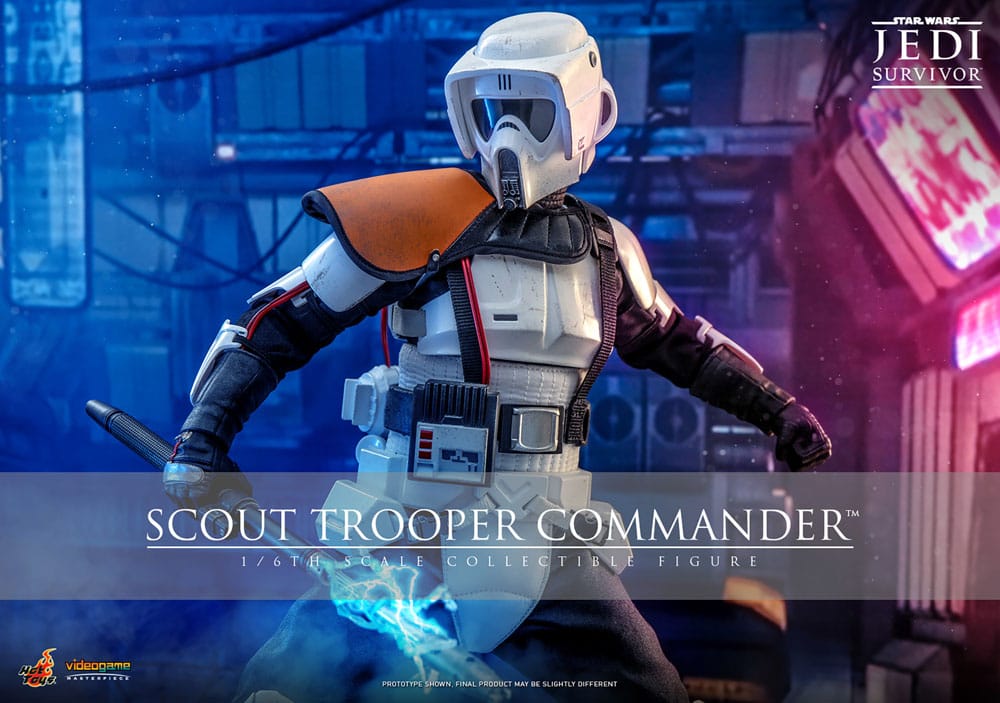 Star Wars: Jedi Survivor Videogioco Capolavoro Action Figure 1/6 Scout Trooper Commander 30 cm