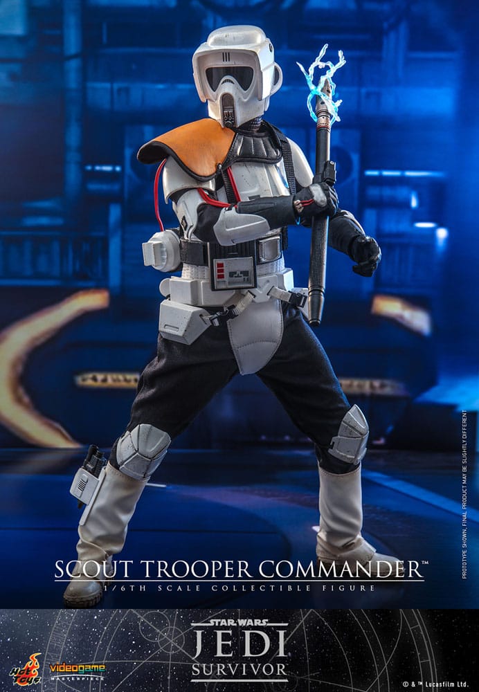 Star Wars: Jedi Survivor Videogioco Capolavoro Action Figure 1/6 Scout Trooper Commander 30 cm