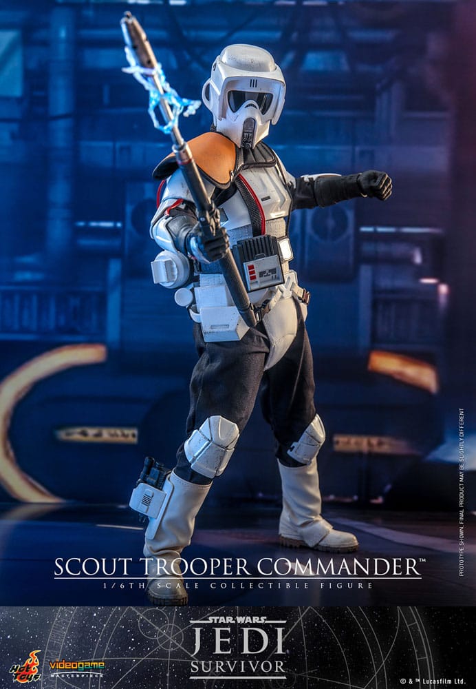Star Wars: Jedi Survivor Videogioco Capolavoro Action Figure 1/6 Scout Trooper Commander 30 cm