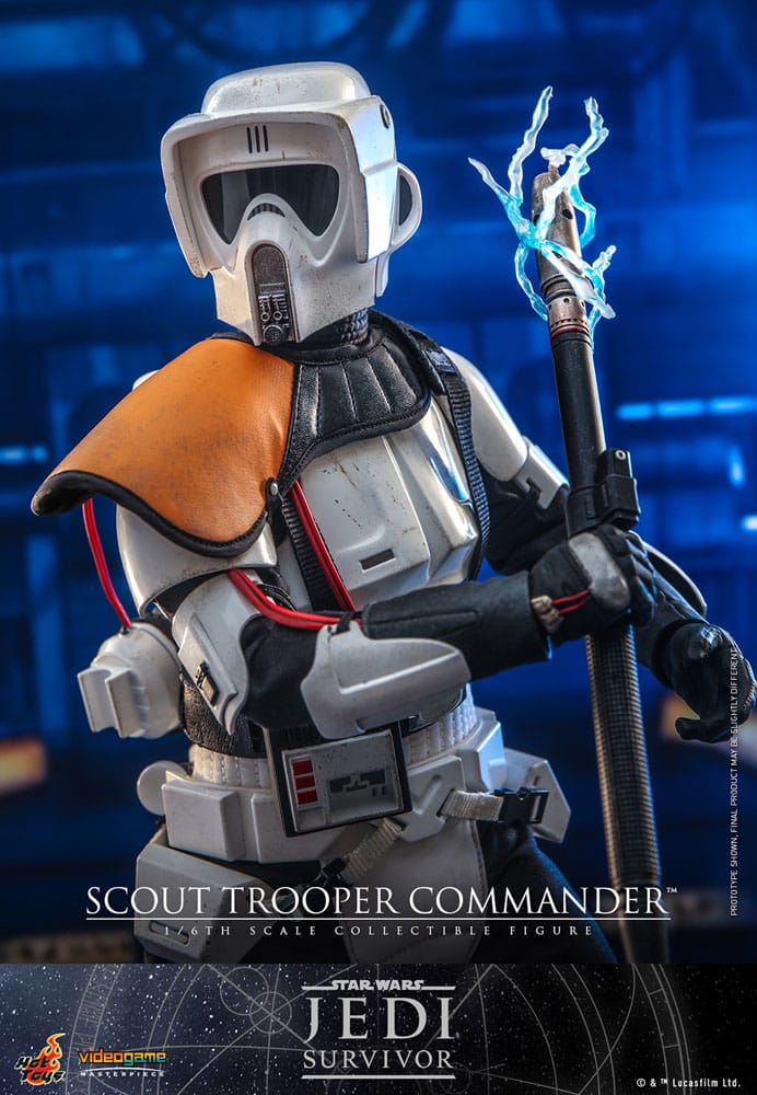 Star Wars: Jedi Survivor Videogioco Capolavoro Action Figure 1/6 Scout Trooper Commander 30 cm
