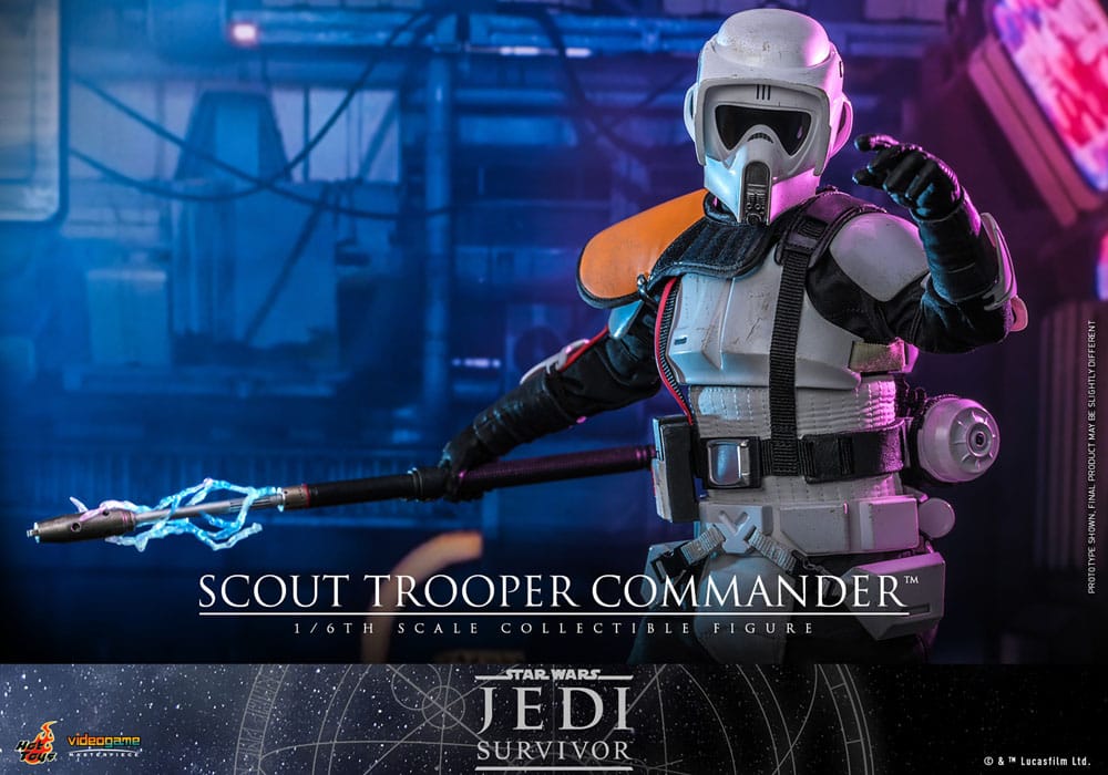 Star Wars: Jedi Survivor Videogioco Capolavoro Action Figure 1/6 Scout Trooper Commander 30 cm