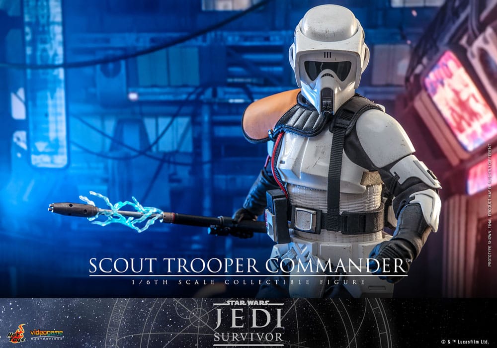 Star Wars: Jedi Survivor Videogioco Capolavoro Action Figure 1/6 Scout Trooper Commander 30 cm